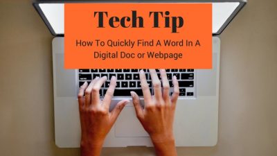 How To Find A Word On A Digital Document